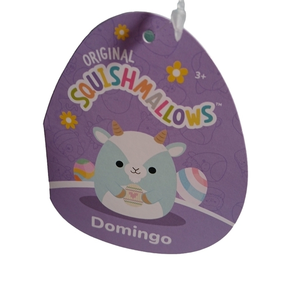 Squishmallows Official Spring 2022 Plush Domingo Goat In Container - Picture 2 of 6